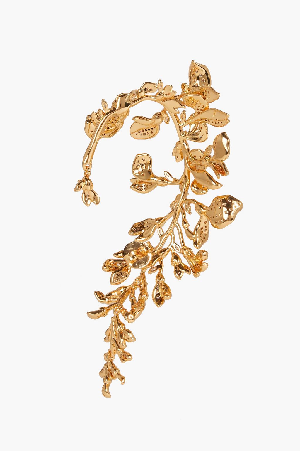 Orecchini A Clip Esme G Di Bello London, Placcati Oro Con Cristalli, Per Orecchie Non Forate - 4